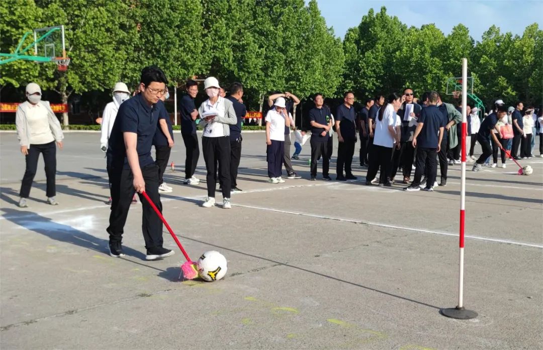 我运动·我健康·我快乐——淮阳一高举行教职员工运动会 ​